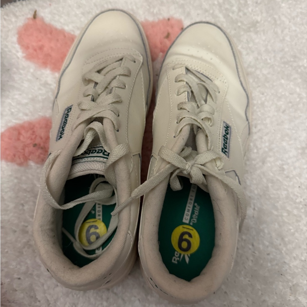 Reebok Women's Cream Sneakers - Picture 3 of 3